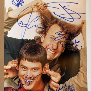Dumb and Dumber cast signed autographed 8×12 photo Carrey Prime Autographs - Top Celebrity Signatures Celebrity Signatures