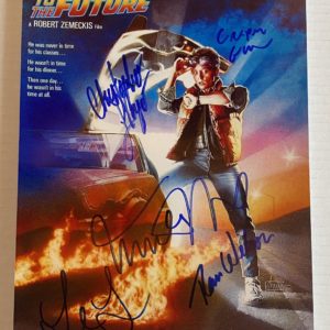 Back to the Future cast signed autographed photo Fox Lloyd Prime Autographs - Top Celebrity Signatures Celebrity Signatures