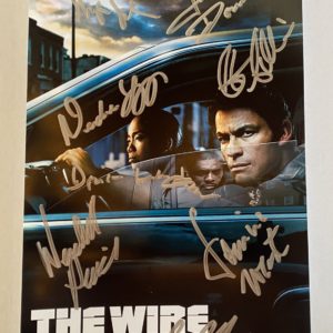 The Wire cast signed autographed 8×12 photo Dominic West Prime Autographs - Top Celebrity Signatures Celebrity Signatures