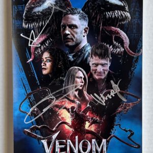 Venom Let There Be Carnage cast signed 8×12 photo Hardy Prime Autographs - Top Celebrity Signatures Celebrity Signatures