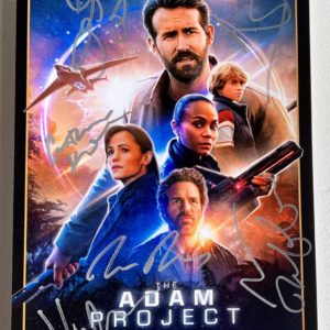 The Adam Project cast autograph 8×12 photo Reynolds Garner Prime Autographs - Top Celebrity Signatures Celebrity Signatures