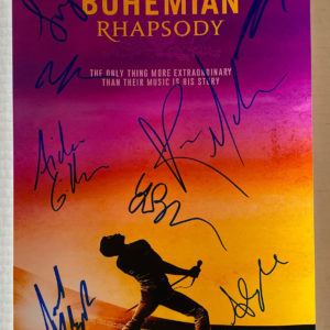 Bohemian Rhapsody cast signed autographed 8×12 photo Malek Prime Autographs - Top Celebrity Signatures Celebrity Signatures