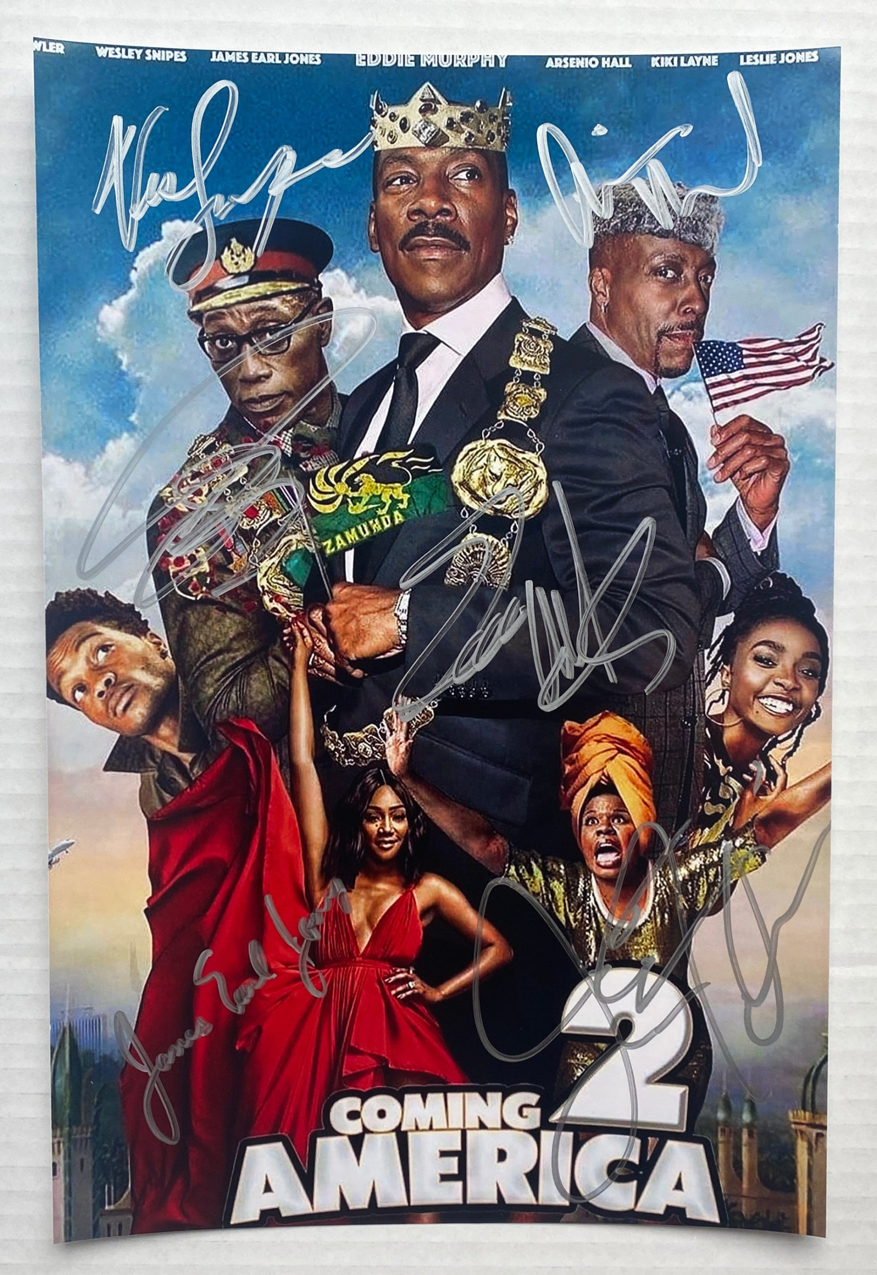 Coming to America 2 cast signed autographed photo Murphy Celebrity Signatures Coming to America 2 cast signed autographed photo Murphy Prime Autographs - Top Celebrity Signatures Celebrity Signatures