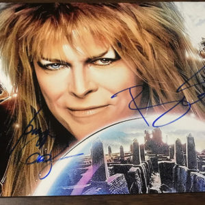 Labyrinth David Bowie Jennifer Connelly signed 8×12 photo Prime Autographs - Top Celebrity Signatures Celebrity Signatures