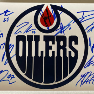 Edmonton Oilers team signed autographed 8×12 photo McDavid Prime Autographs - Top Celebrity Signatures Celebrity Signatures