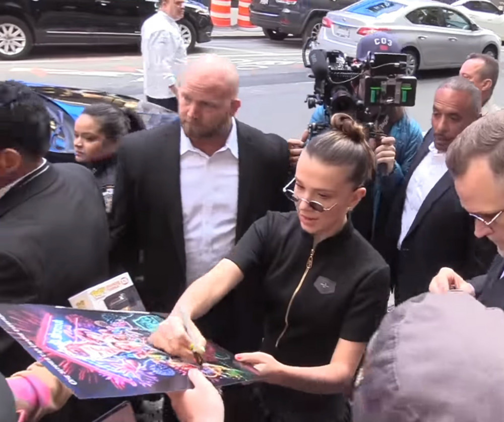 millie bobby brown stranger things autographs signed autographed photo for sale w1000 o Prime Autographs Top Celebrity Signatures Prime Autographs Top Celebrity Signatures