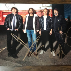 Soundgarden band signed autographed 8×12 photo Chris Cornell autographs photograph Prime Autographs - Top Celebrity Signatures Celebrity Signatures