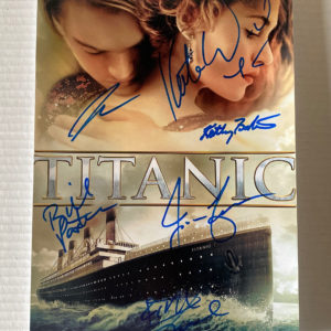 Titanic cast signed autographed 8×12 photo Dicaprio Winslet Prime Autographs - Top Celebrity Signatures Celebrity Signatures