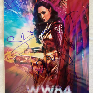 Wonder Woman 1984 cast signed autographed 8×12 photo Gadot Prime Autographs - Top Celebrity Signatures Celebrity Signatures