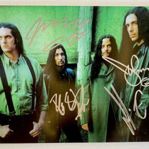 Type O Negative band signed autographed 8×12 photo Peter Steele autographs Prime Autographs - Top Celebrity Signatures Celebrity Signatures