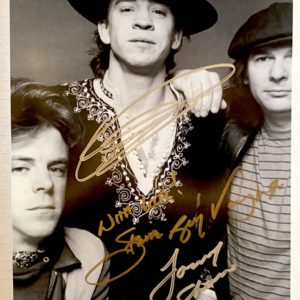 Stevie Ray Vaughan Double Trouble band signed autographed 8×12 photo photograph autographs Celebrity Signatures Stevie Ray Vaughan Double Trouble band signed autographed 8×12 photo photograph autographs Prime Autographs - Top Celebrity Signatures Celebrity Signatures