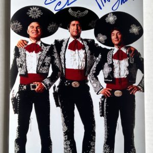 The Three Amigos! cast autograph 8×12 photo Chase Martin Prime Autographs - Top Celebrity Signatures Celebrity Signatures