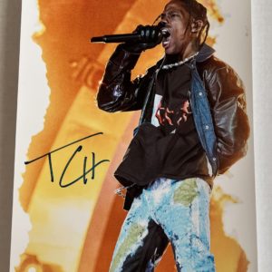 Travis Scott signed autographed 8×12 photo photograph autographs Hip-Hop Prime Autographs - Top Celebrity Signatures Celebrity Signatures