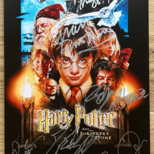 Harry Potter Sorcerer’s Stone cast 8×12 photo  Radcliffe Prime Autographs - Top Celebrity Signatures Celebrity Signatures